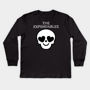 The Expendables / Skull Love Style Kids Long Sleeve T-Shirt